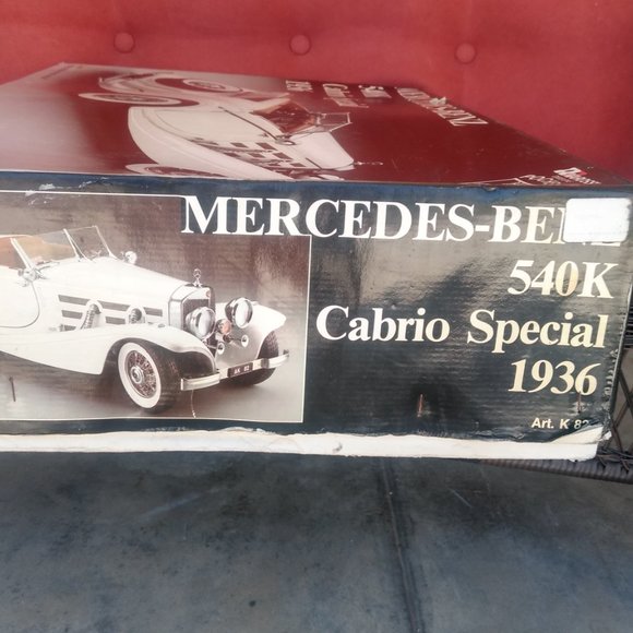 ‼️SOLD‼️RARE Vintage Pocher Rivarossi 1936 Mercedes Benz 540K Cabrio Kit!! - Picture 6 of 6